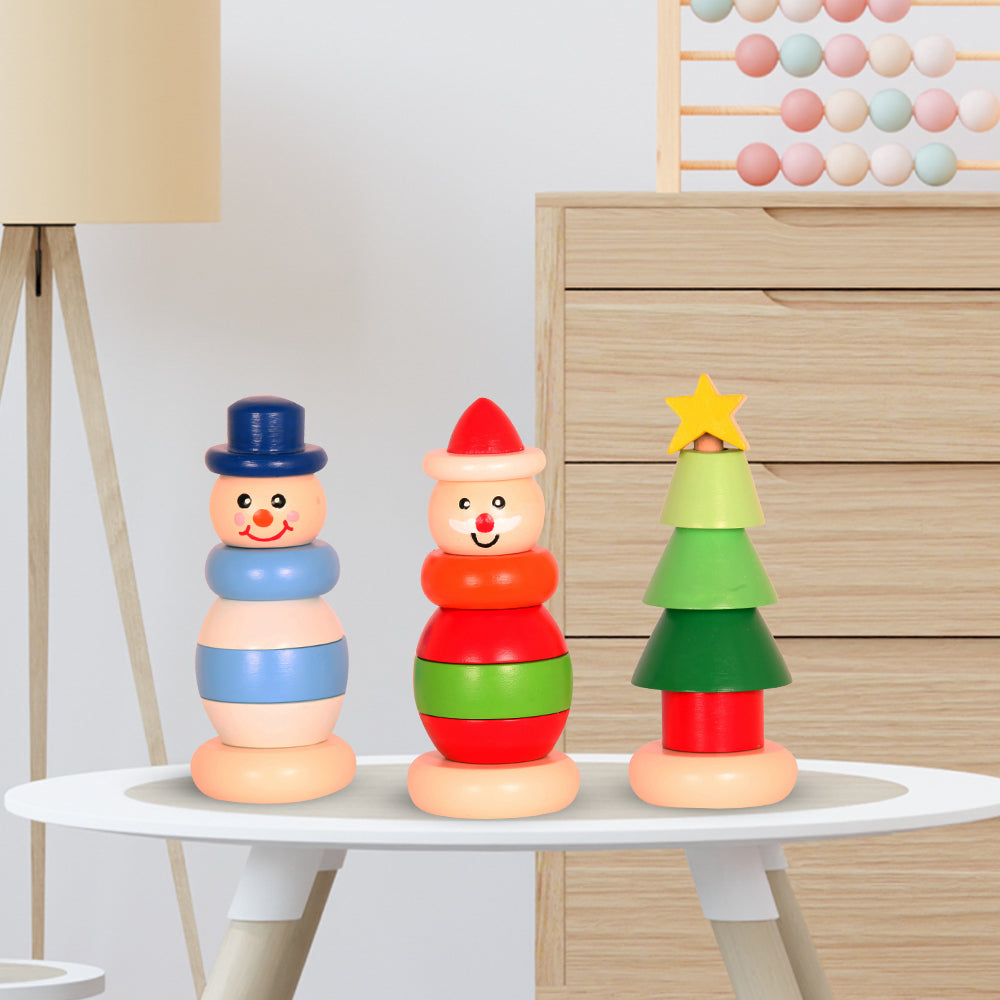 Buy Wooden Christmas Stacker Set - SkilloToys.com