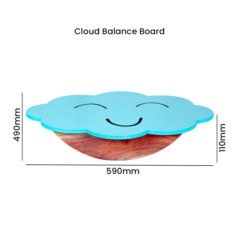 Wooden Cloud Balance Board