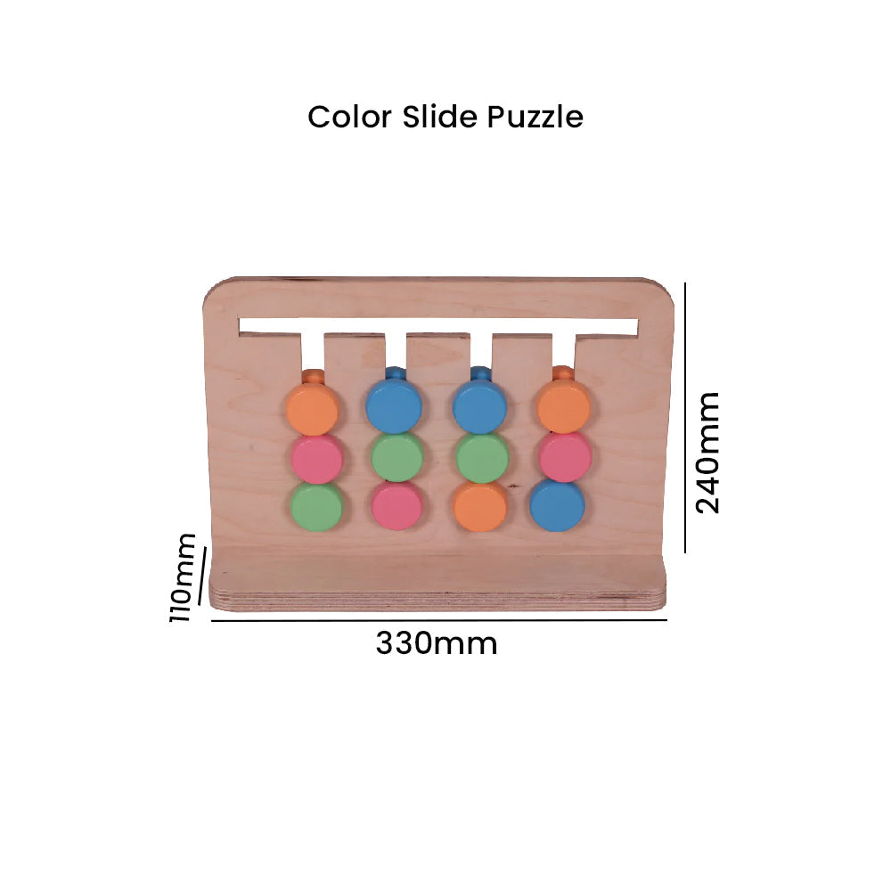 Montessori Color Slide Puzzle