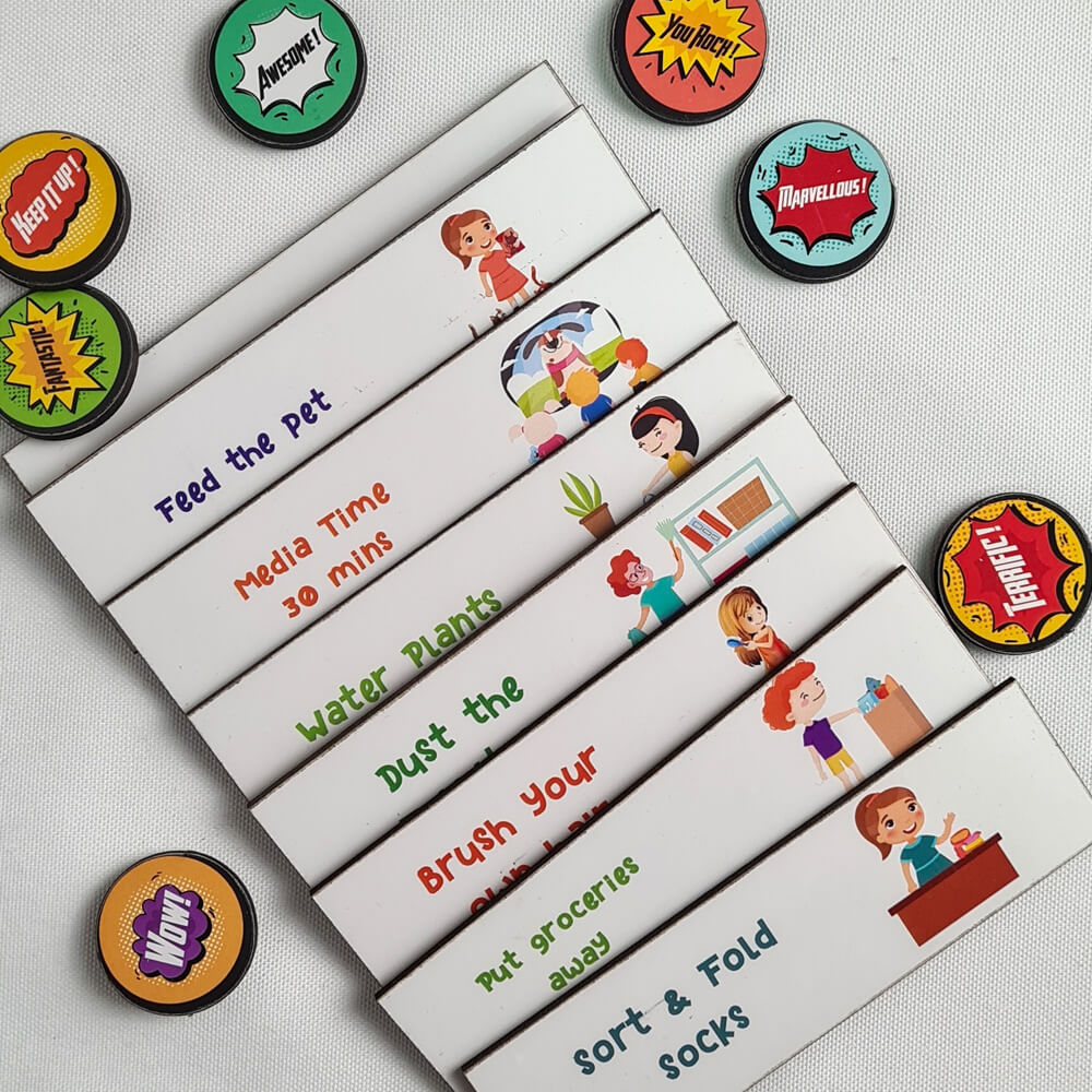 Buy Magnetic Reward Chart for Kids - SkilloToys.com