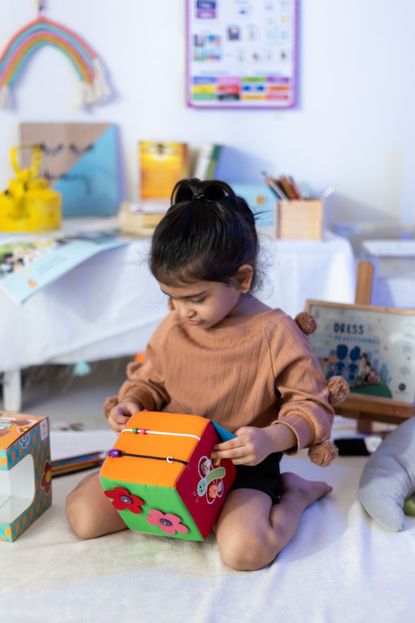 Buy Montesorri Motor Skill Activity Cube Toy - SkilloToys.com
