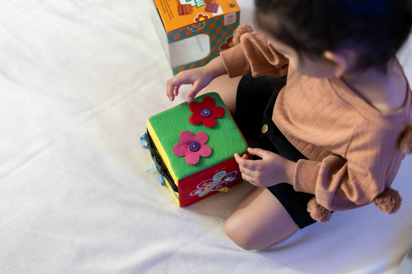 Buy Montesorri Motor Skill Activity Cube Toy - SkilloToys.com