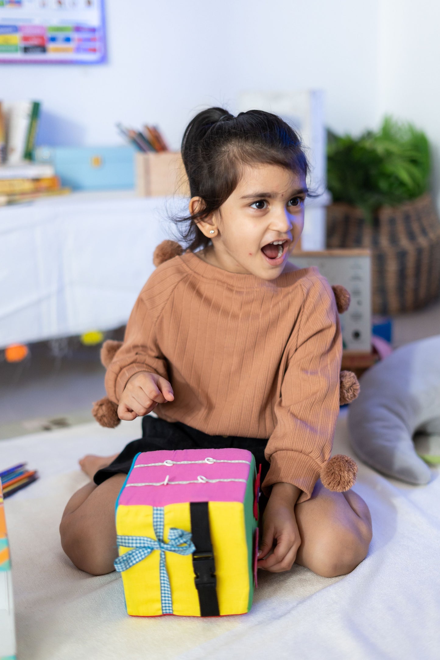 Buy Montesorri Motor Skill Activity Cube Toy - SkilloToys.com