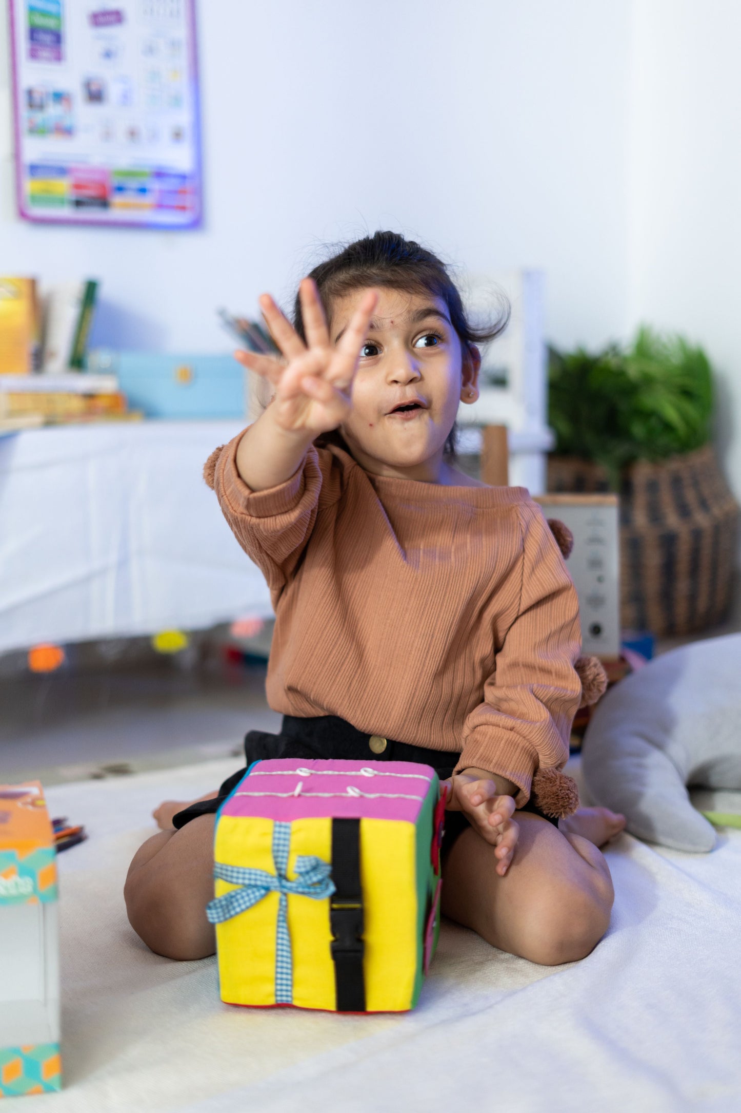 Buy Montesorri Motor Skill Activity Cube Toy - SkilloToys.com