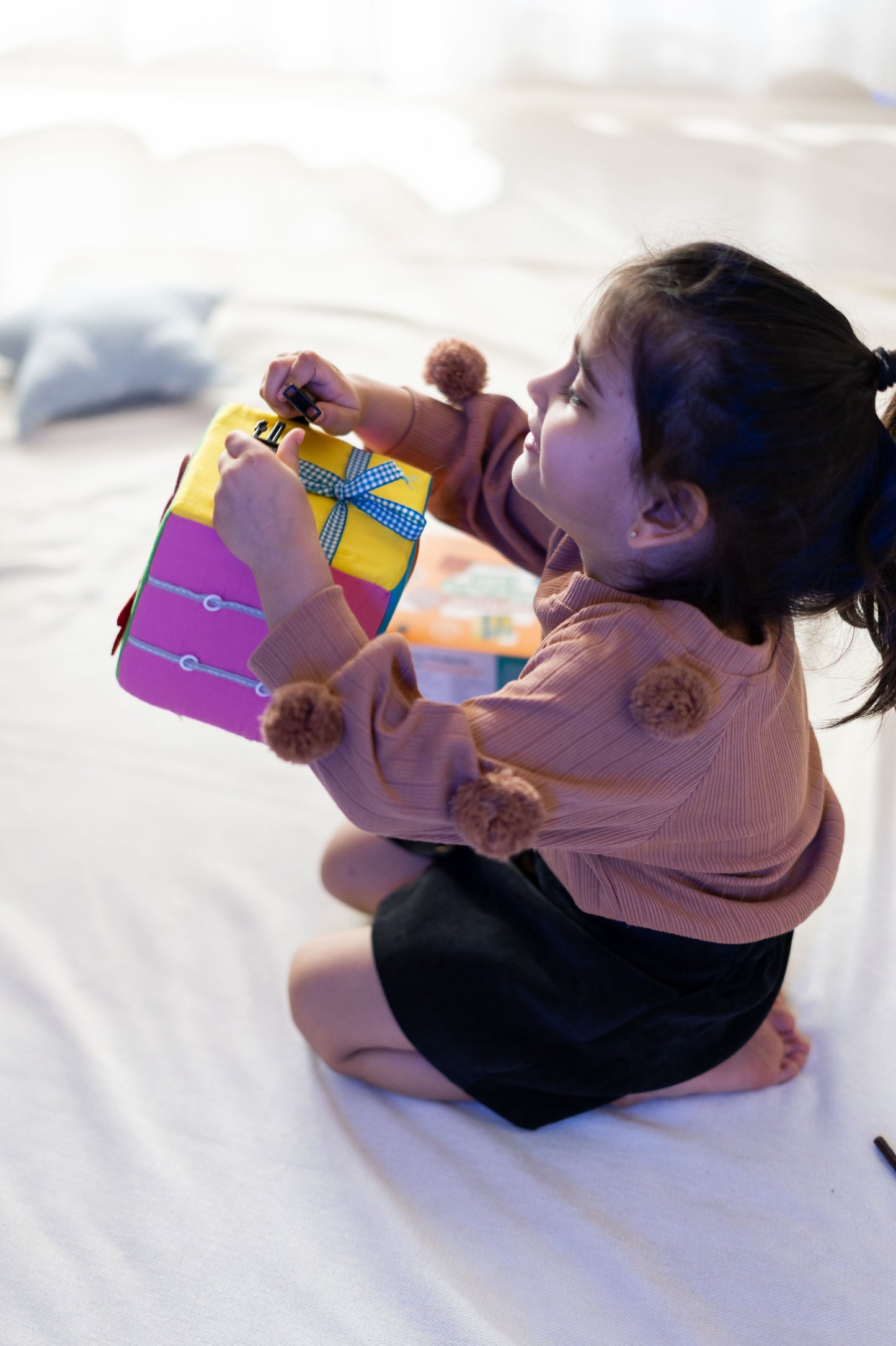 Buy Montesorri Motor Skill Activity Cube Toy - SkilloToys.com