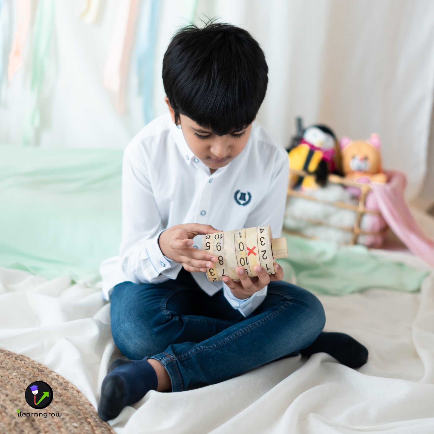 Buy Wooden Learning Maths Calculator - SkilloToys.com