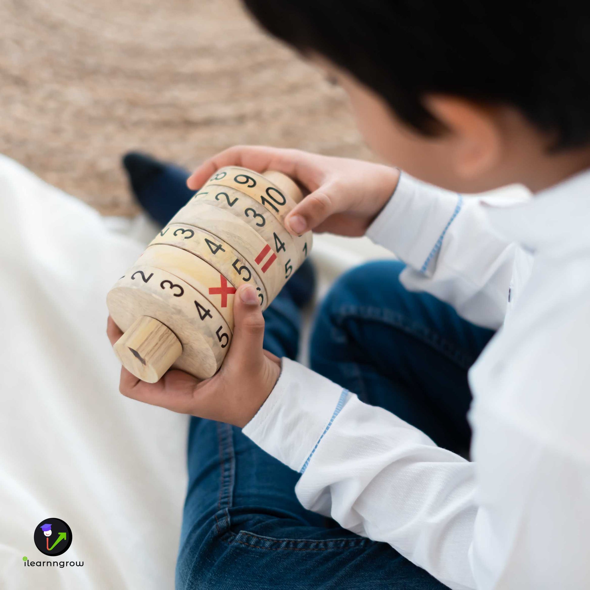 Buy Wooden Learning Maths Calculator - SkilloToys.com