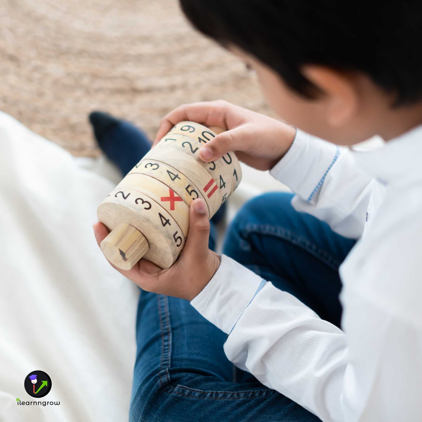 Buy Wooden Learning Maths Calculator - SkilloToys.com