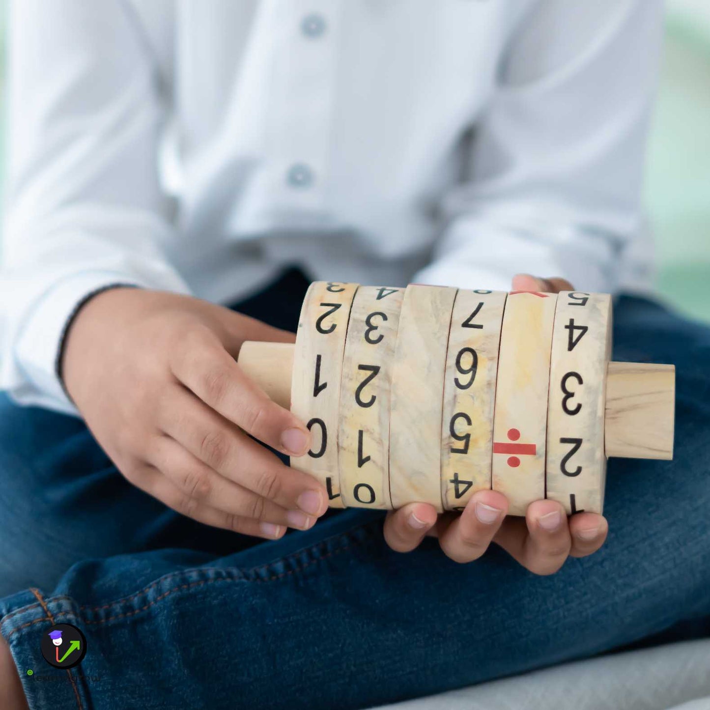 Buy Wooden Learning Maths Calculator - SkilloToys.com