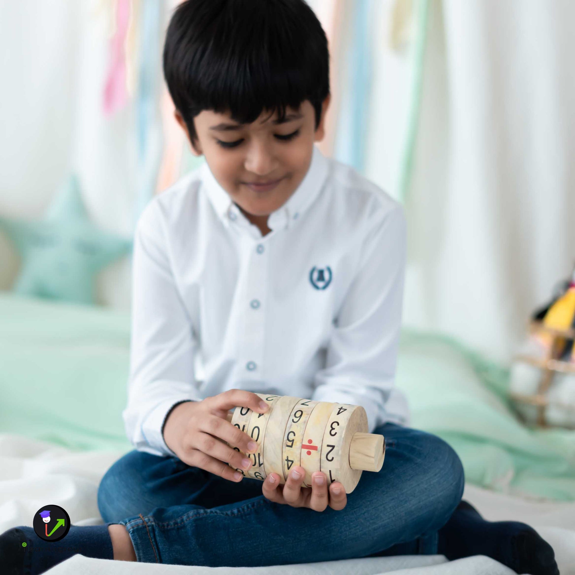 Buy Wooden Learning Maths Calculator - SkilloToys.com