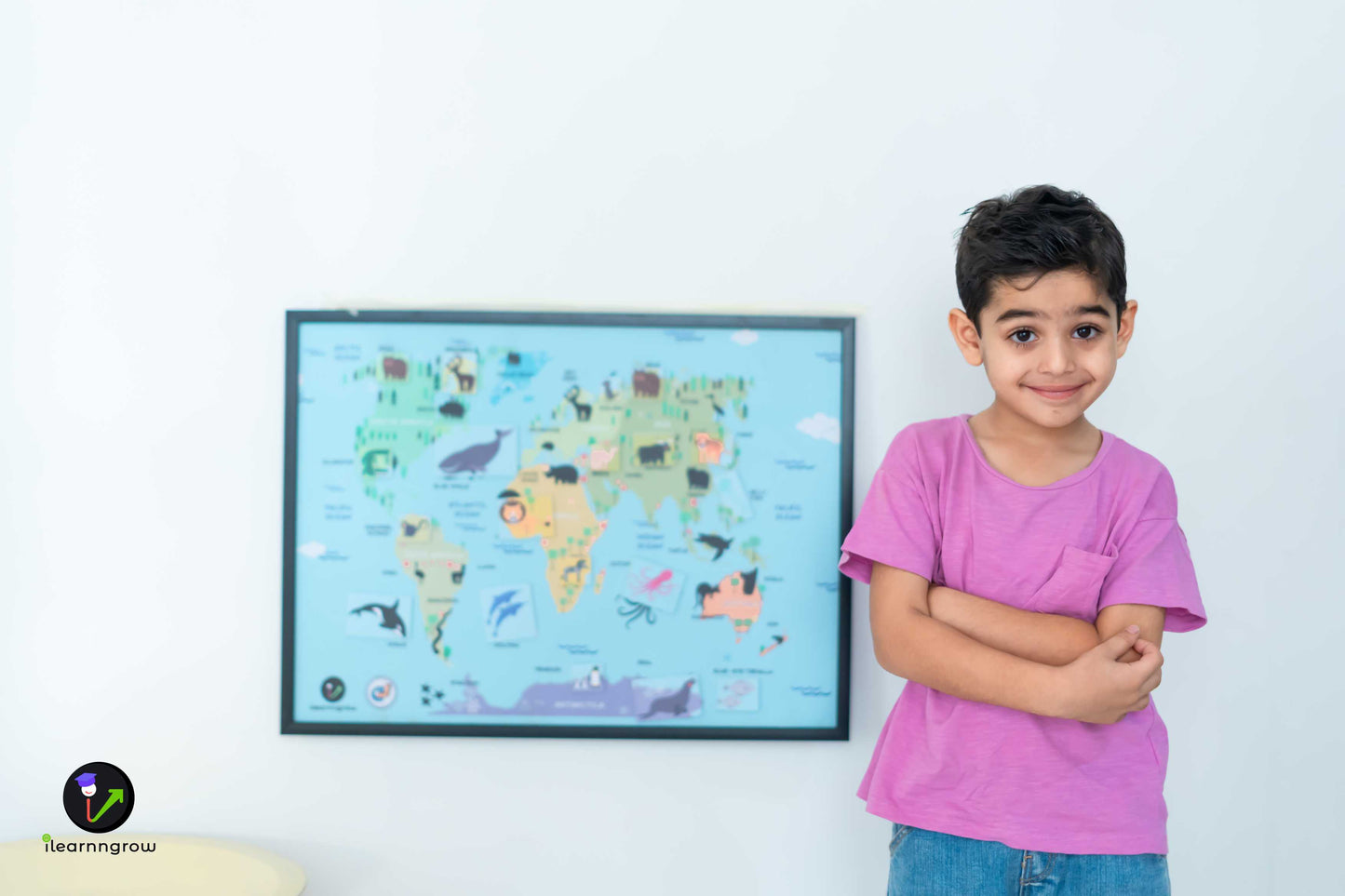 Buy Animals Found in the Continent Magnetic Wooden Board - SkilloToys.com