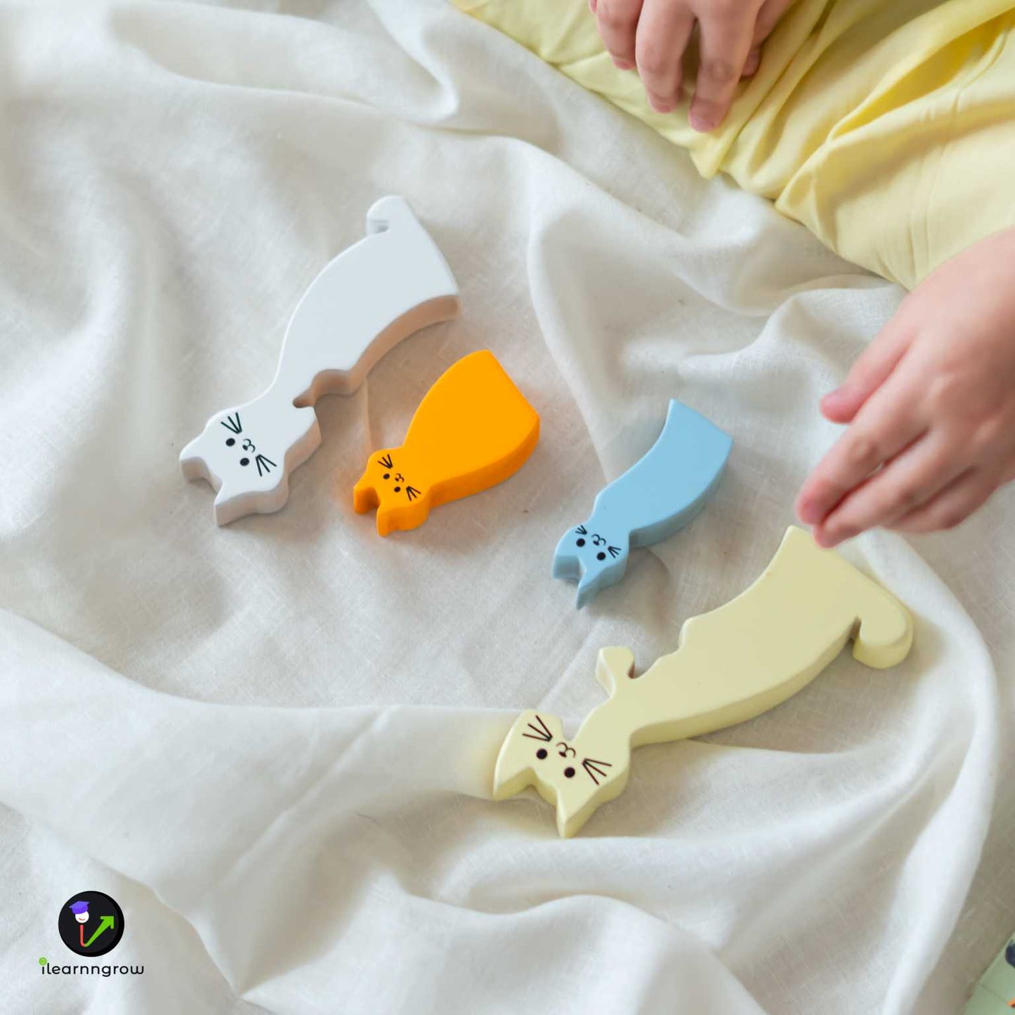 Buy Cat Animal Wooden Puzzle Toy - SkilloToys.com