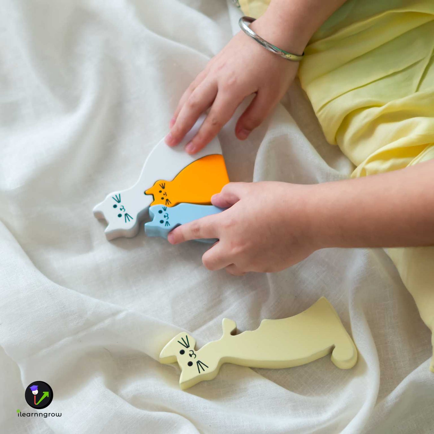 Buy Cat Animal Wooden Puzzle Toy - SkilloToys.com