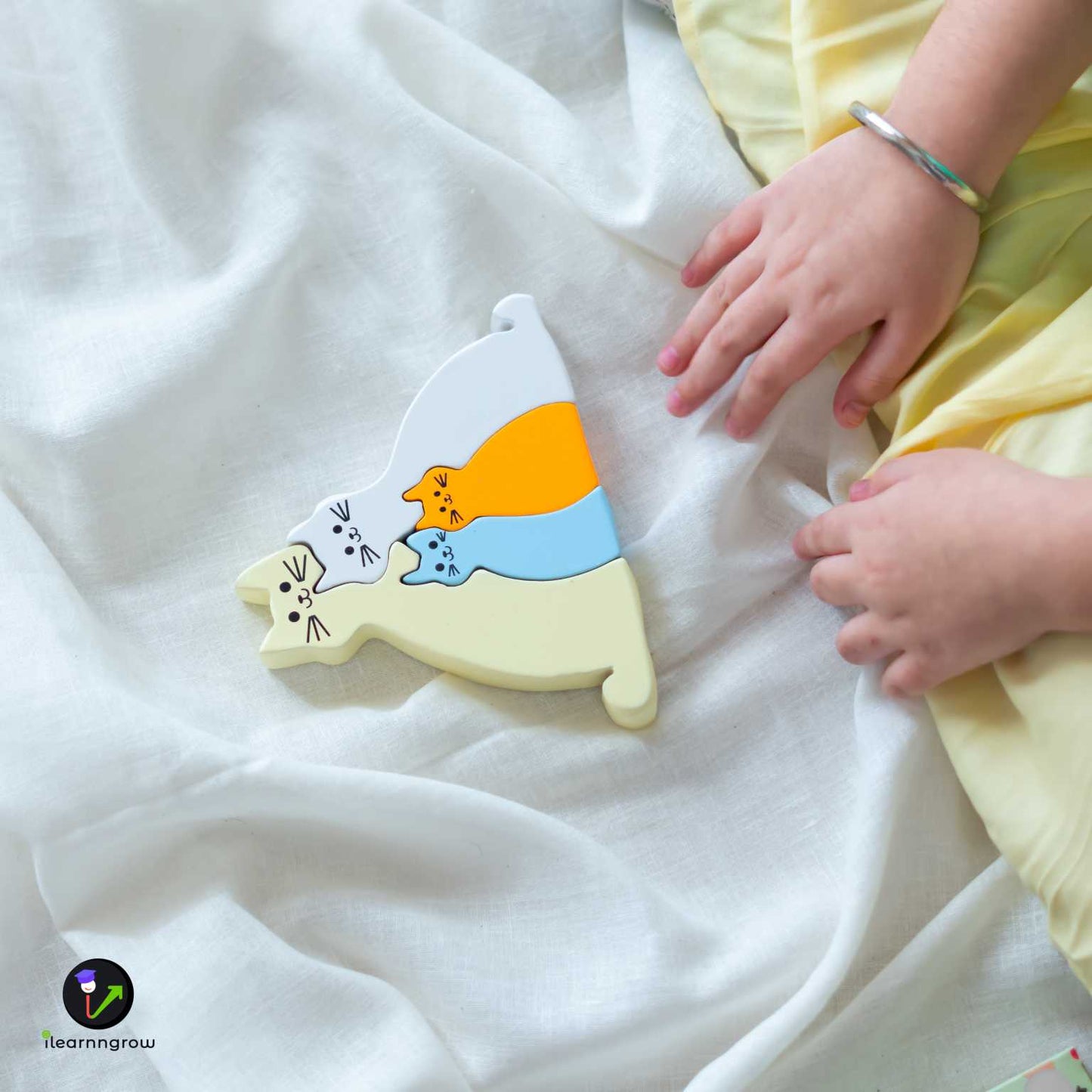 Buy Cat Animal Wooden Puzzle Toy - SkilloToys.com