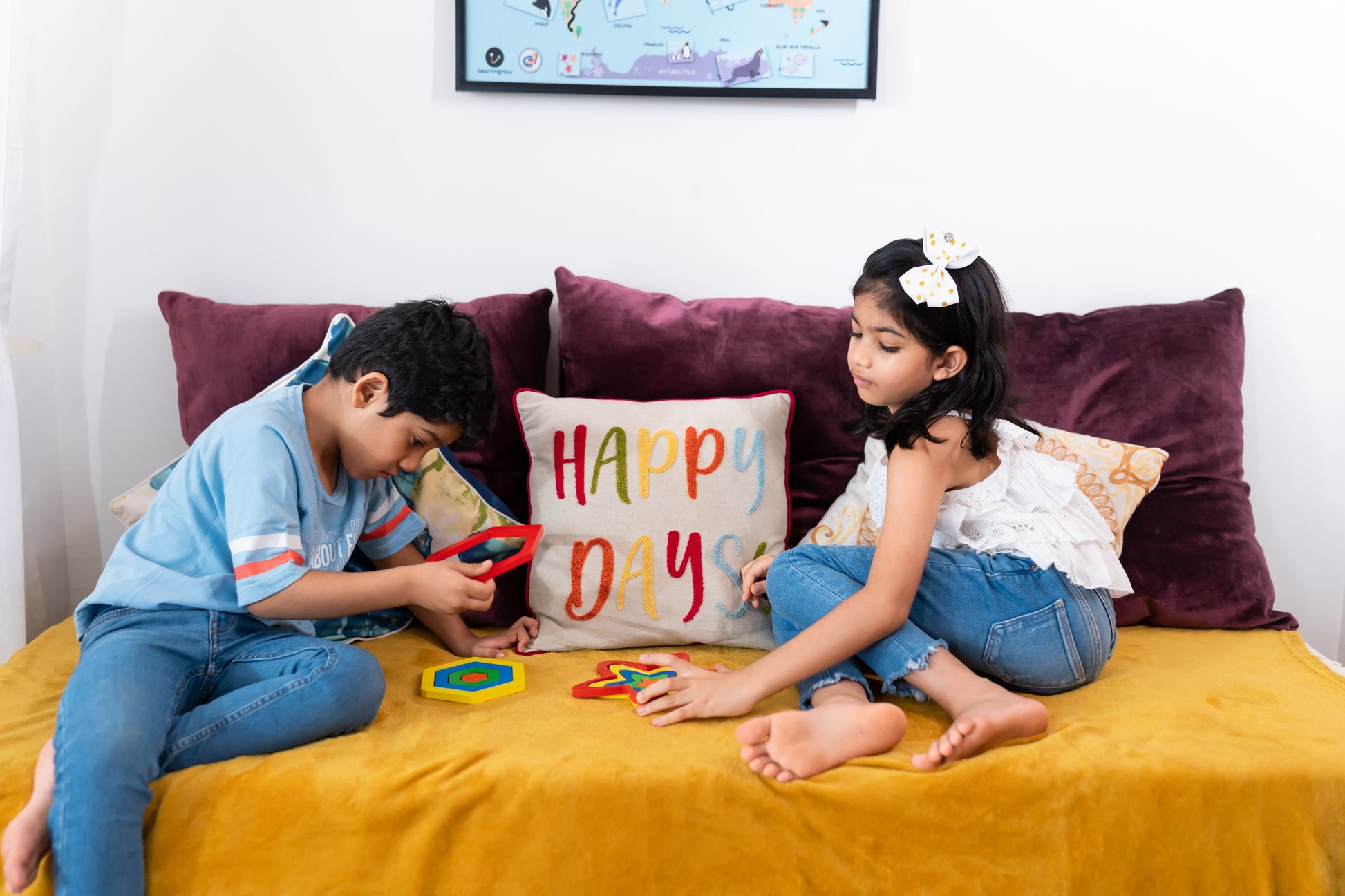 Buy Hexagon Size and Shape Sorter Puzzle - SkilloToys.com