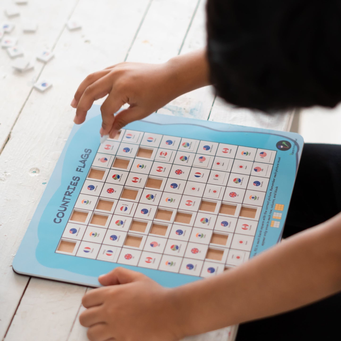 Buy Country Flag Sudoku Activity Board Game - SkilloToys.com