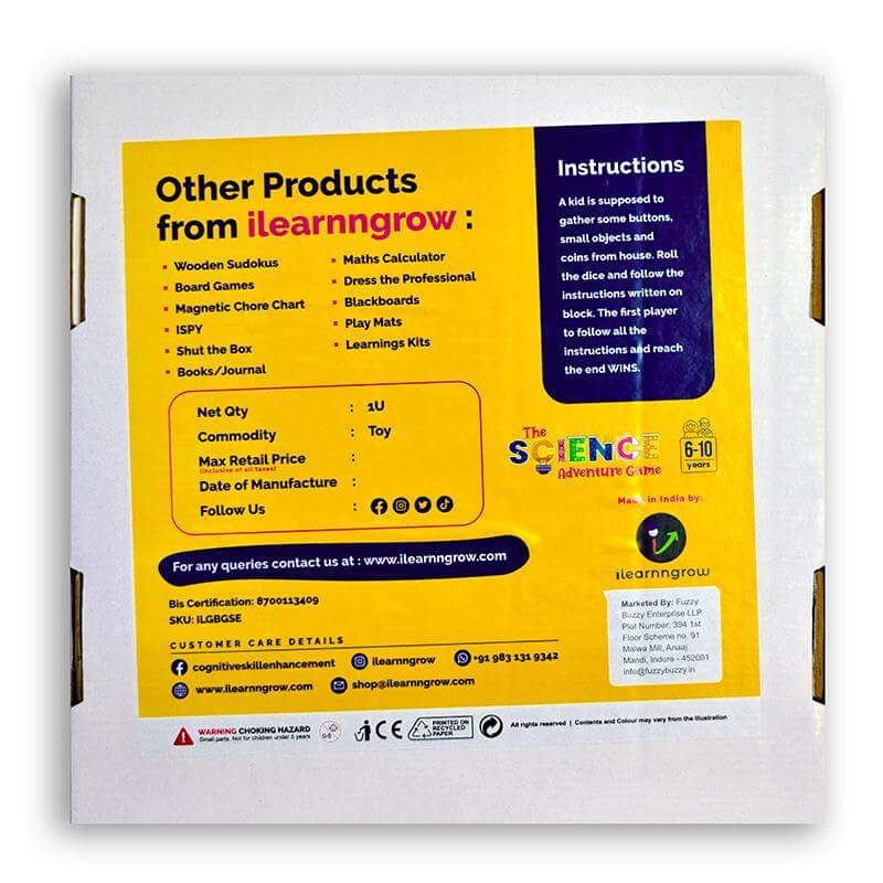 Buy Science Adventure Activity Board Game - SkilloToys.com