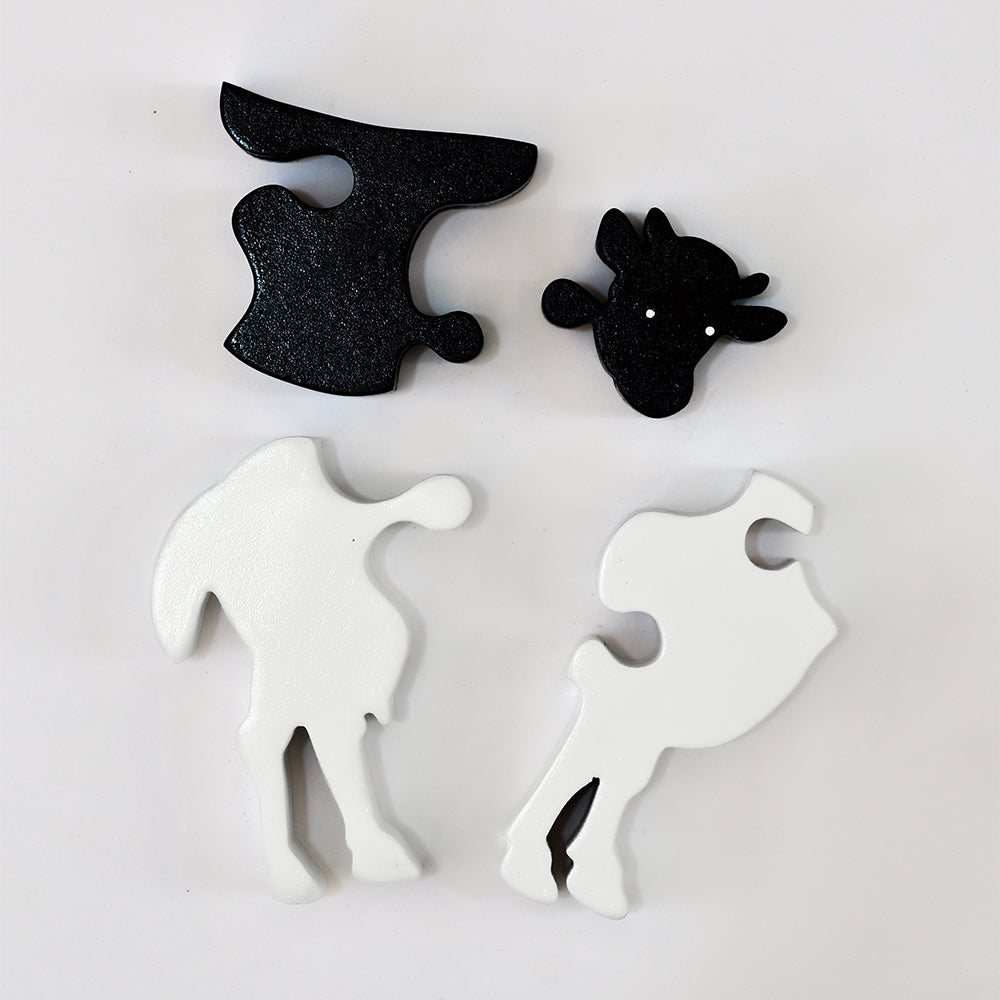 Buy Cow Animal Wooden Puzzle Toy - SkilloToys.com