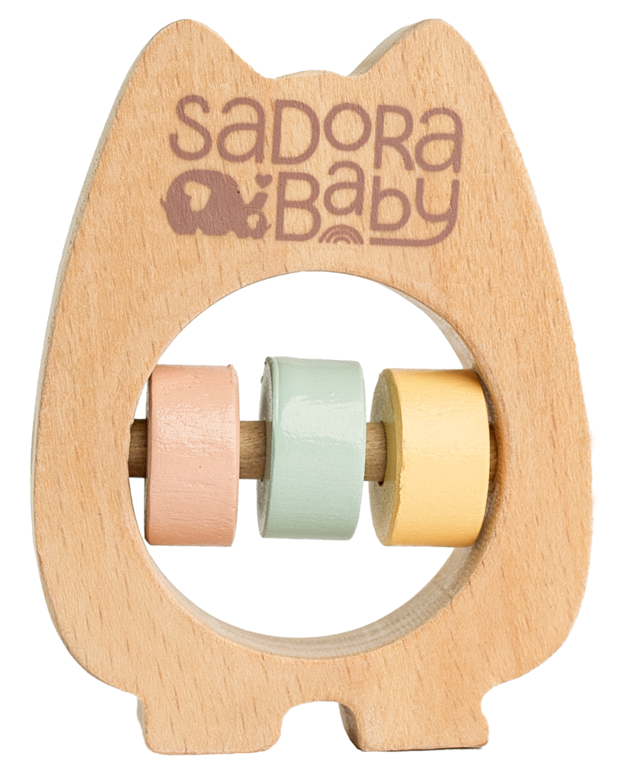 Buy Baby Bear Wooden Teether with Beads Online - SkilloToys.com
