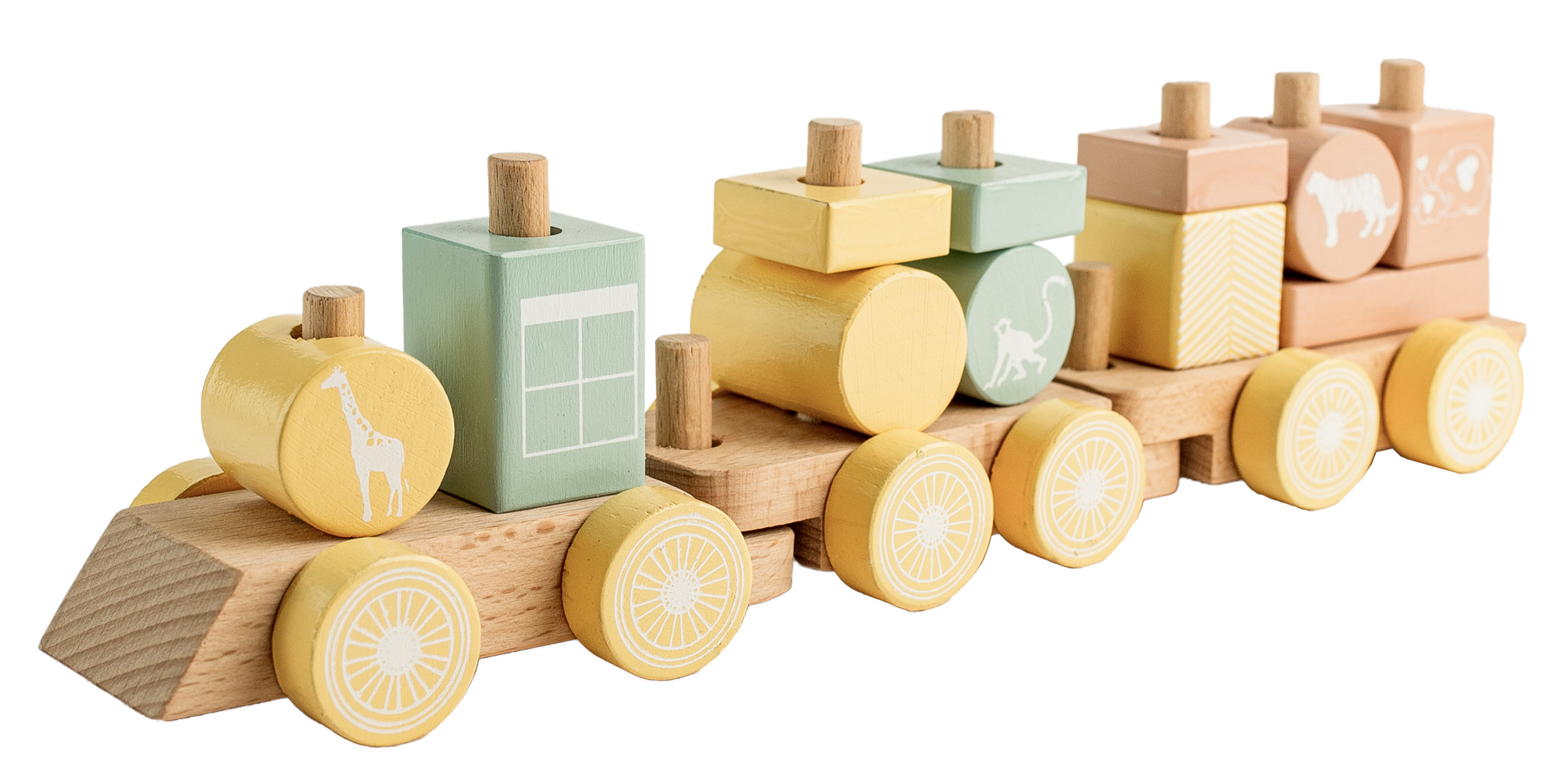 Buy Multi Play Use Wooden Choo-Choo Train Set Online - SkilloToys.com