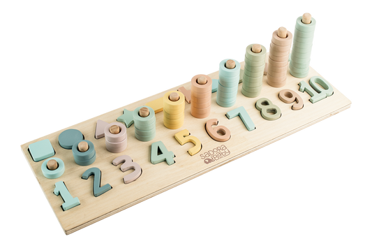 Buy Genius Abacus Math Learning Stacker Board - Level 2 Online - SkilloToys.com