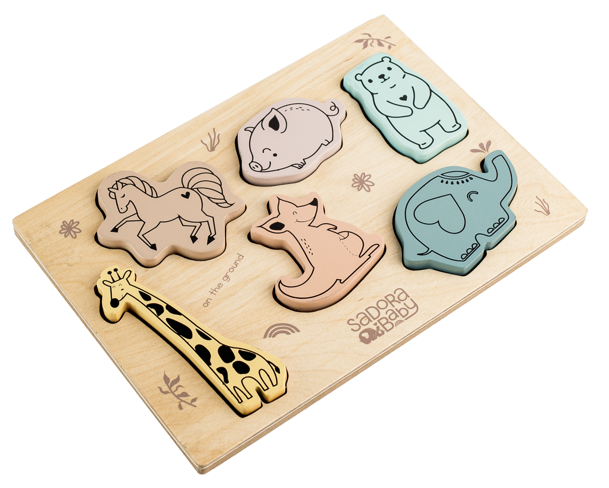Buy Jungle Explorer Wooden Puzzle Board Online - SkilloToys.com