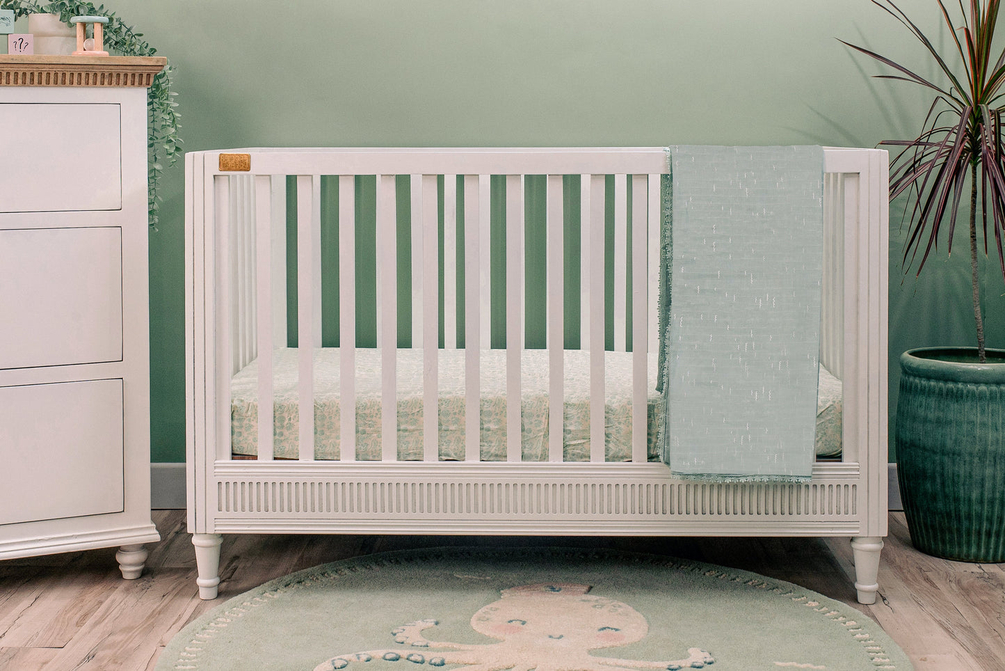 Buy Wooden Baby Cot - White Duco Online - SkilloToys.com