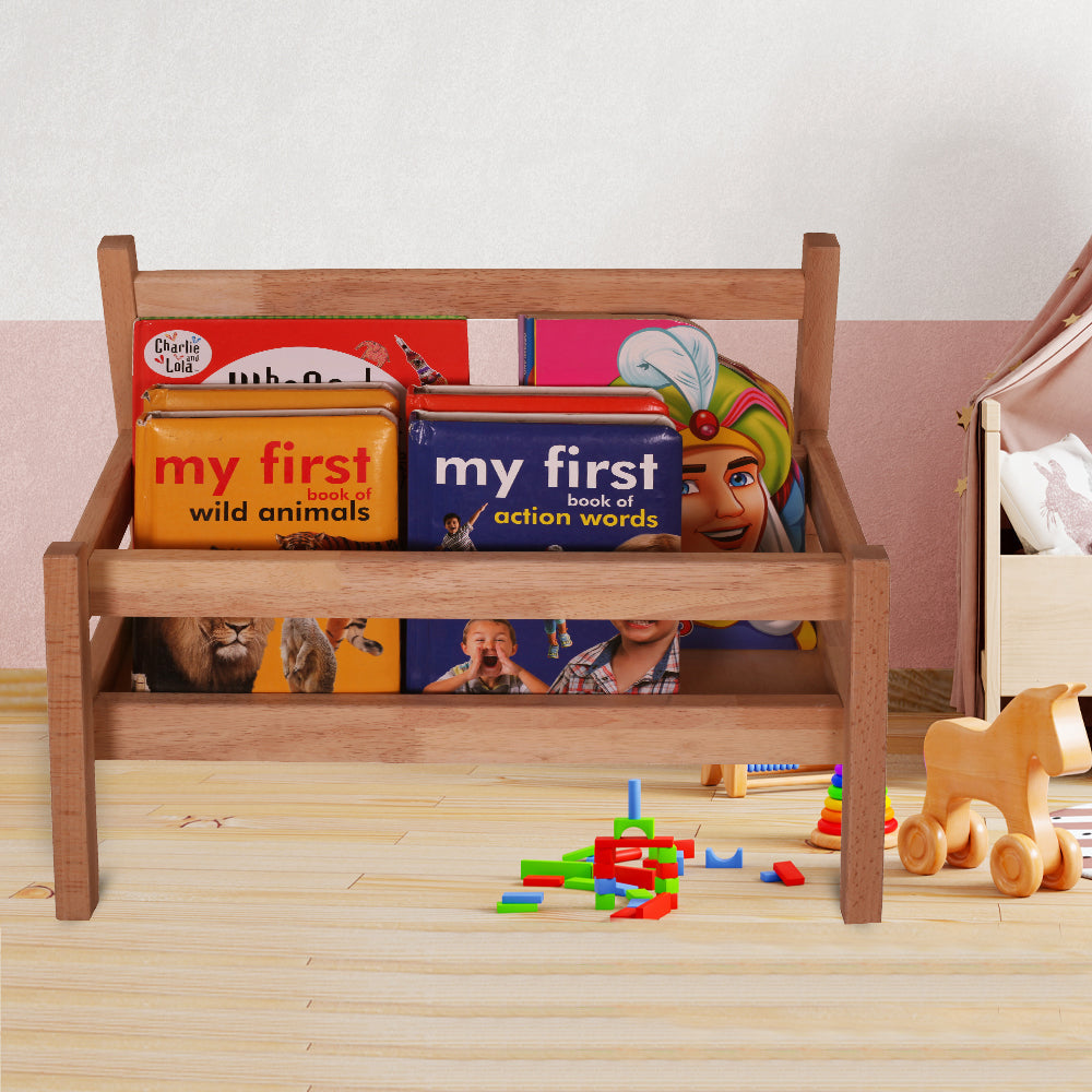 Wooden Floor Book Shelf