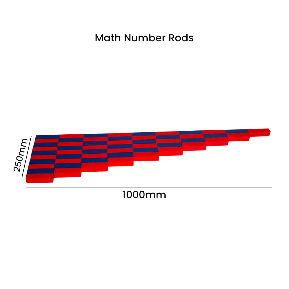 Montessori Math Number Rods