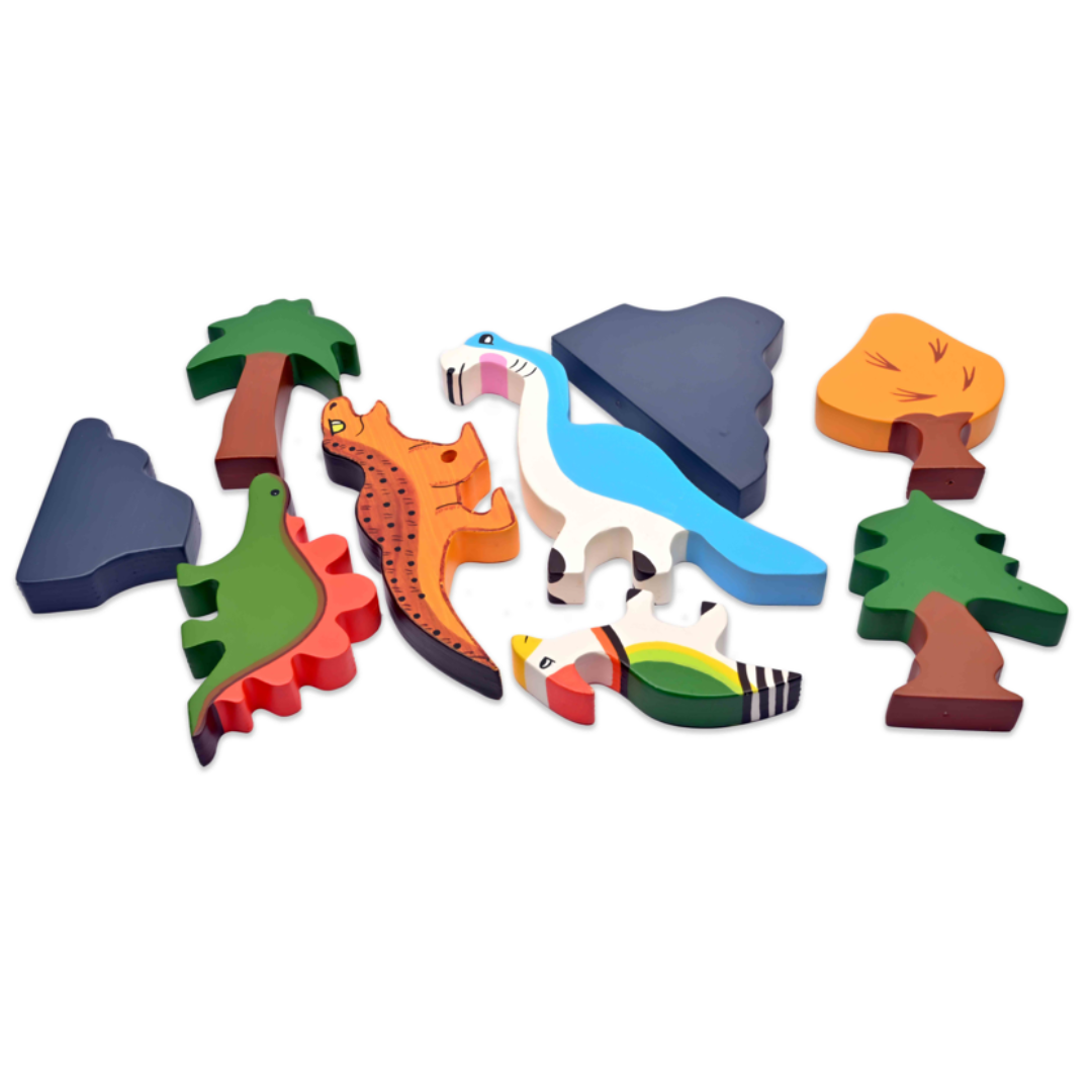 Buy Dinosaur World Wooden Pretend Play Toy - SkilloToys.com