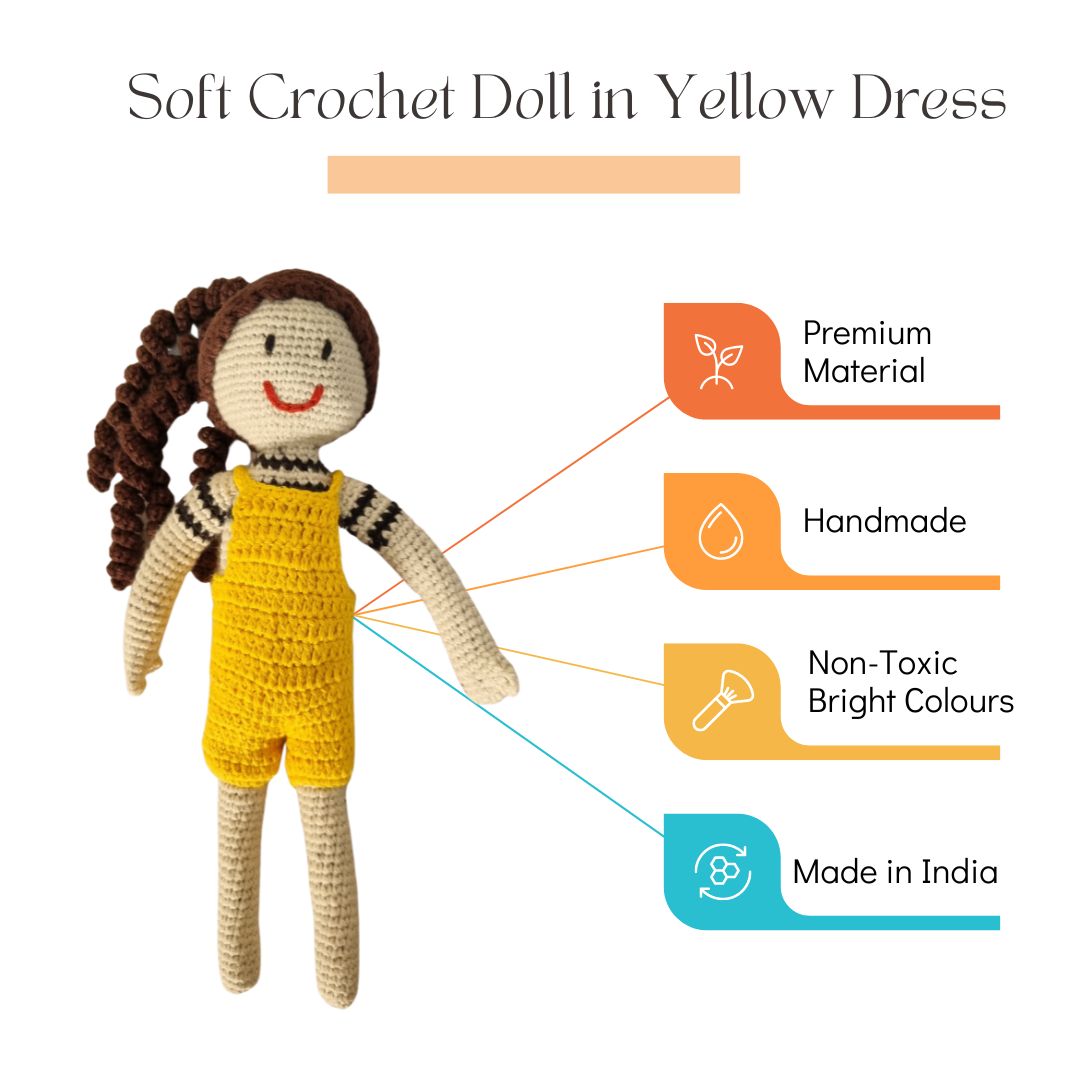 Buy Amigurumi Stuffed Crochet Doll - SkilloToys.com