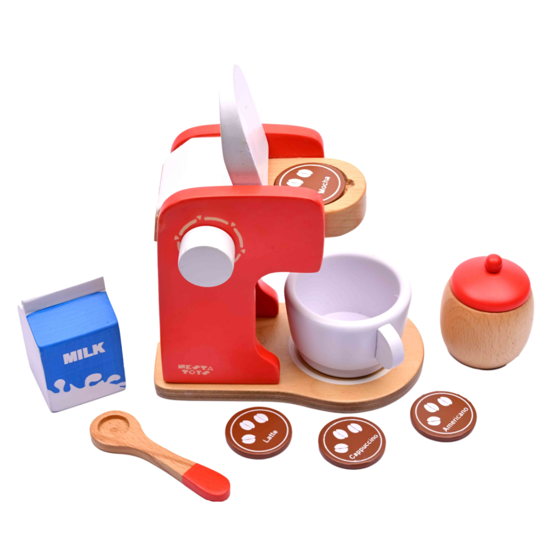 Buy Wooden Coffee Maker Pretend Play Toy - SkilloToys.com