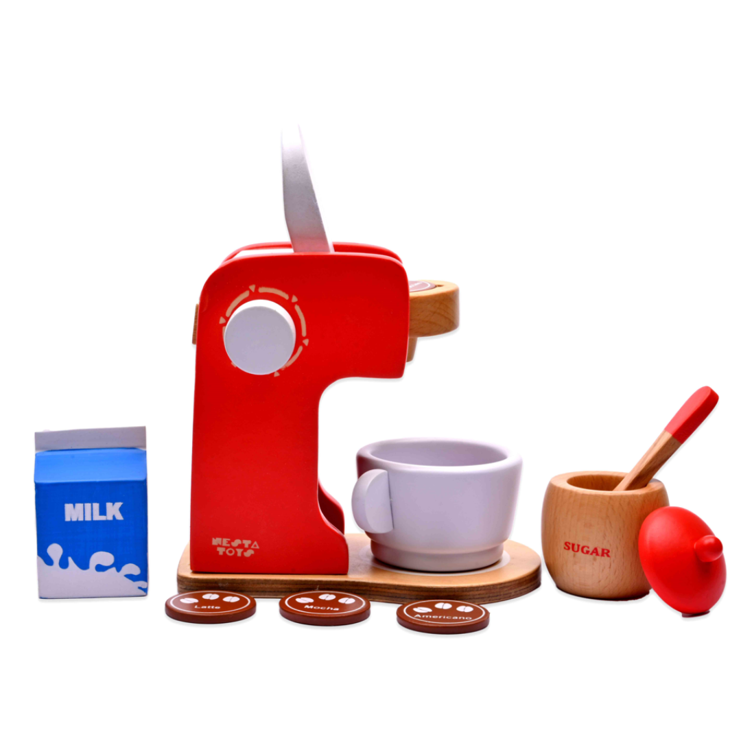 Buy Wooden Coffee Maker Pretend Play Toy - SkilloToys.com