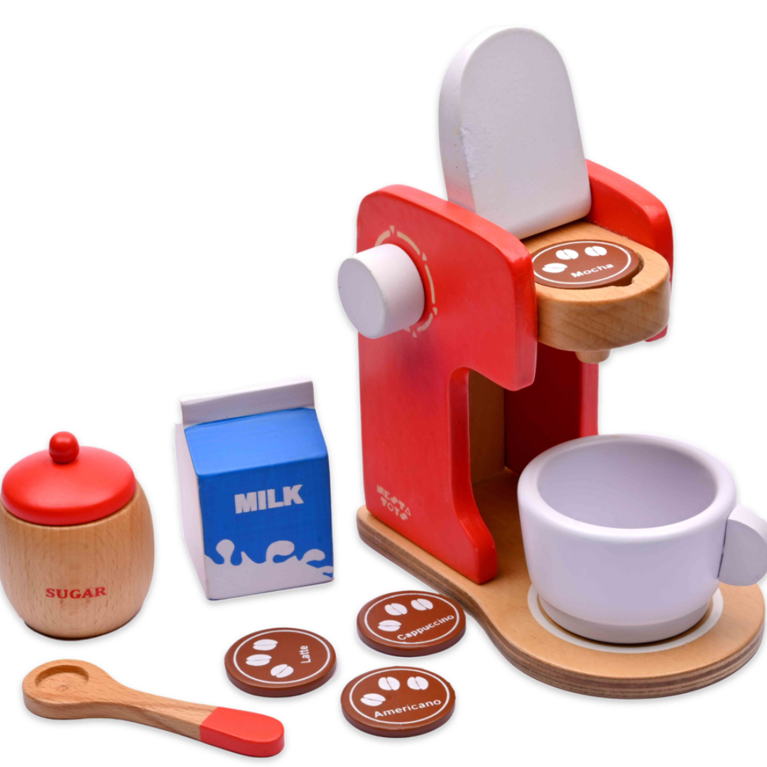 Buy Wooden Coffee Maker Pretend Play Toy - SkilloToys.com