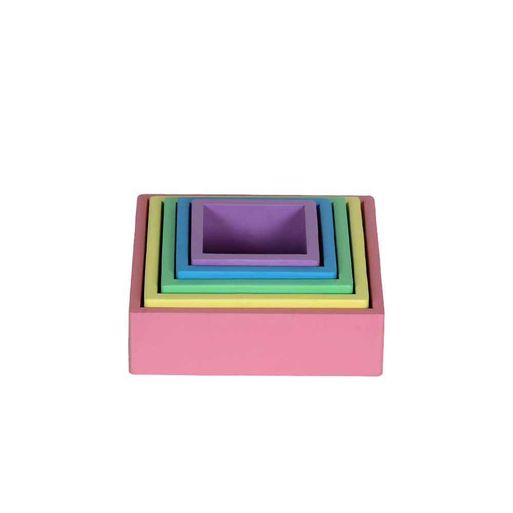 Wooden Nesting Stacking Boxes