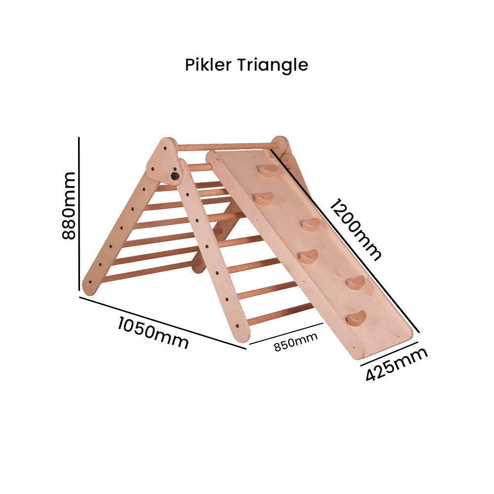 Wooden Pikler Triangle for Kids
