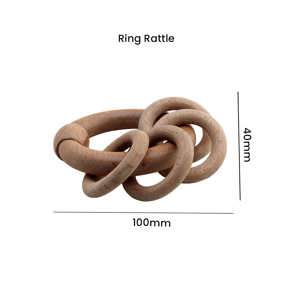 Wooden Ring Rattle