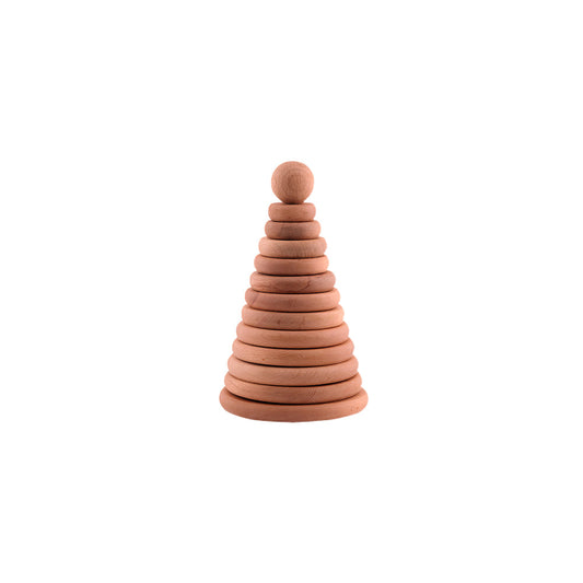 Wooden Ring Stacker for Kids