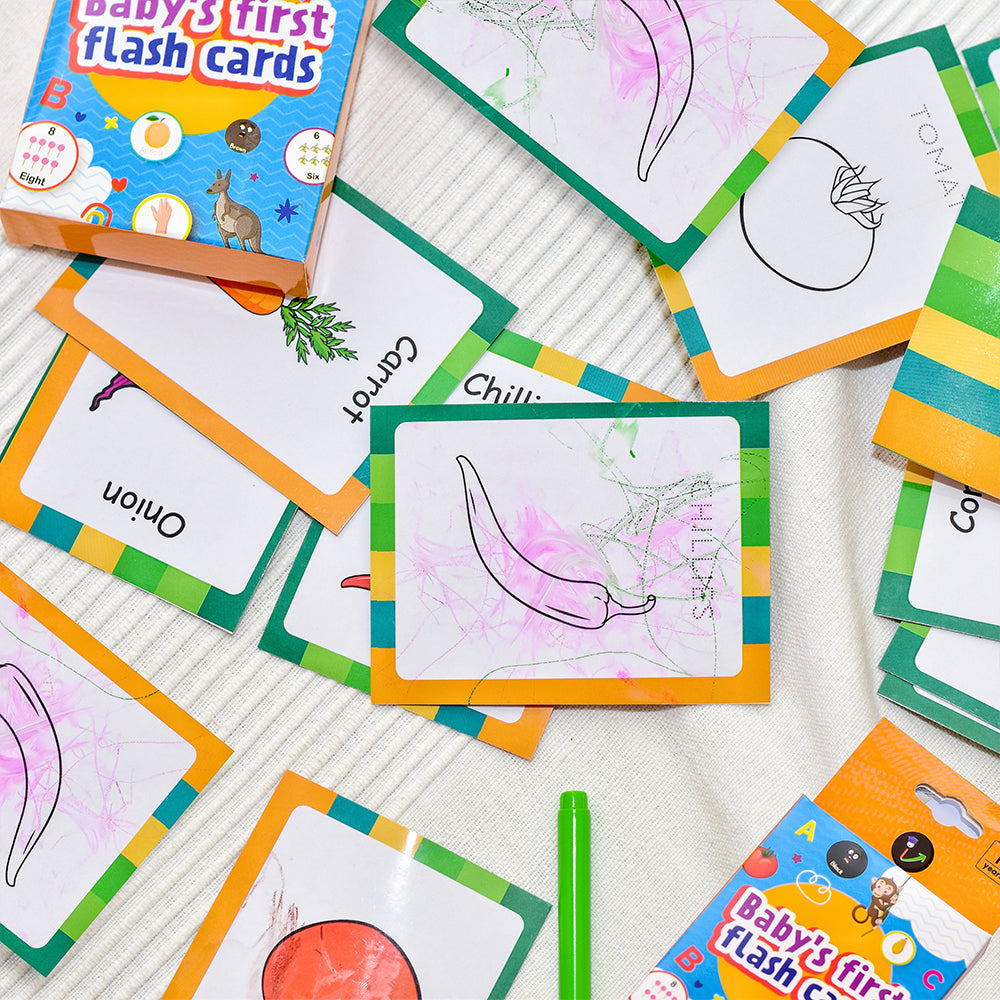 Buy Baby's First Vegetables Flash Cards - SkilloToys.com