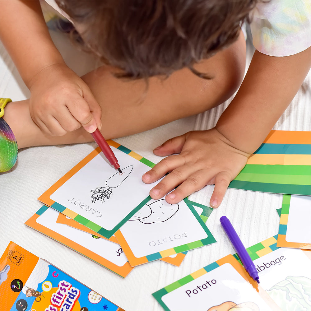 Buy Baby's First Vegetables Flash Cards - SkilloToys.com