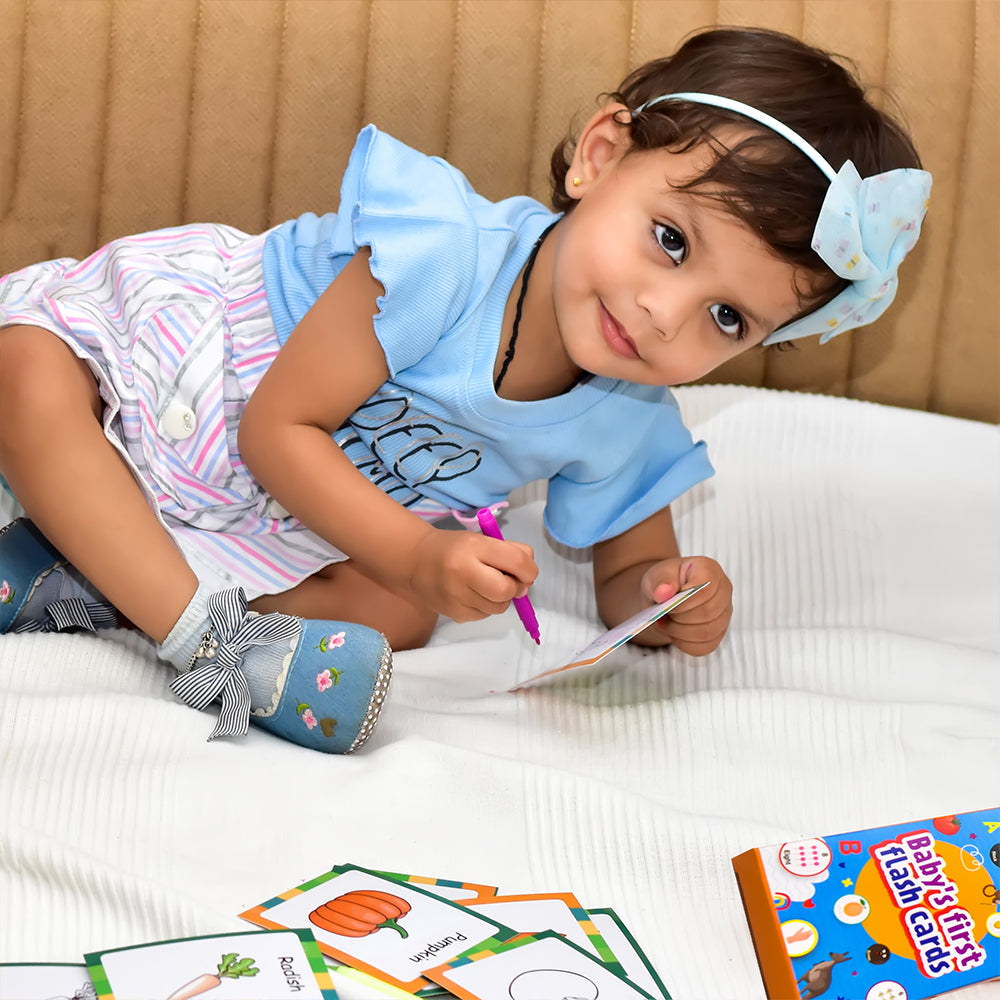 Buy Baby's First Vegetables Flash Cards - SkilloToys.com