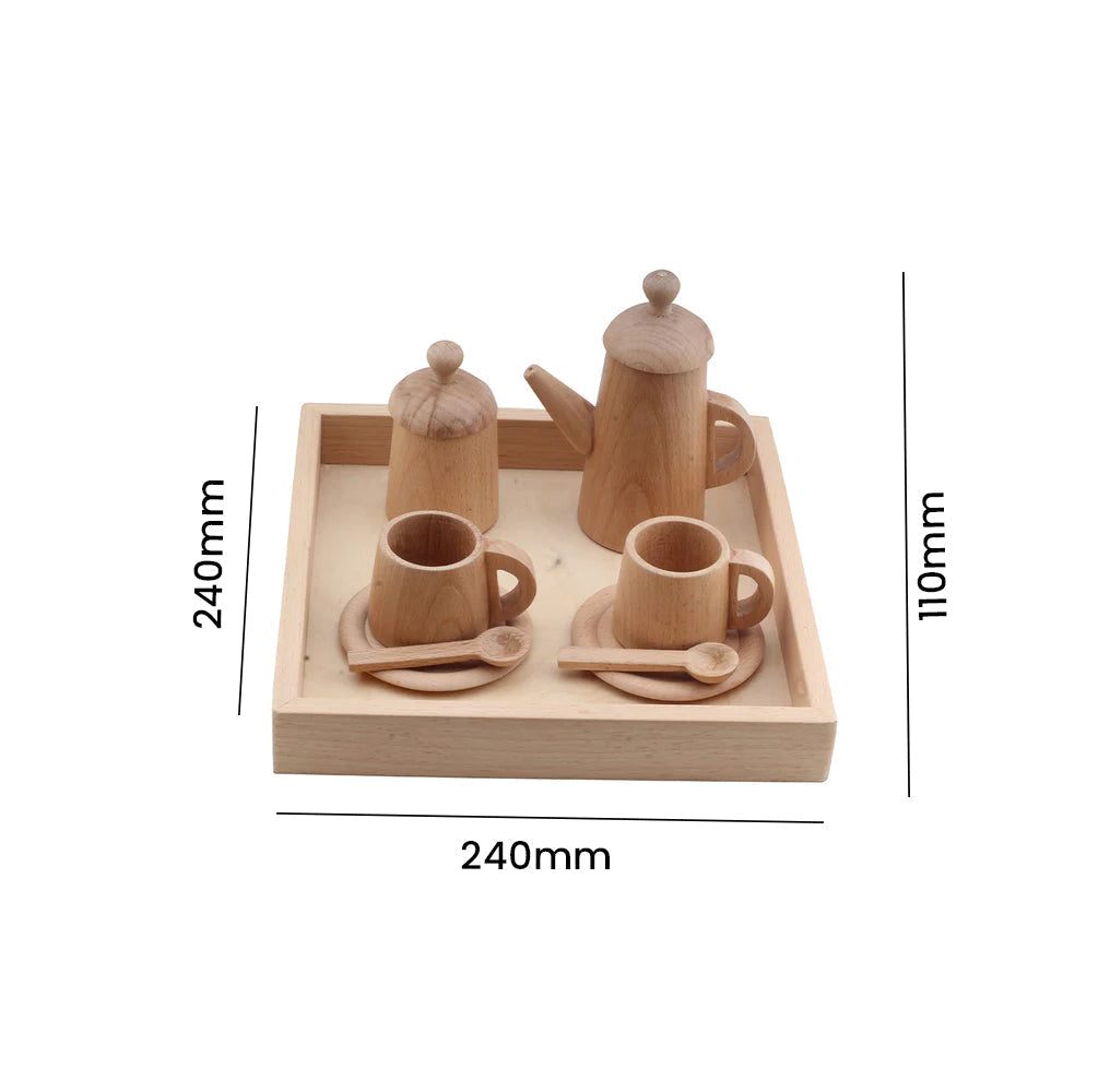 Wooden Tea Party Play Set