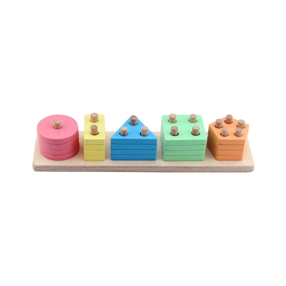 Wooden Shape Stacker
