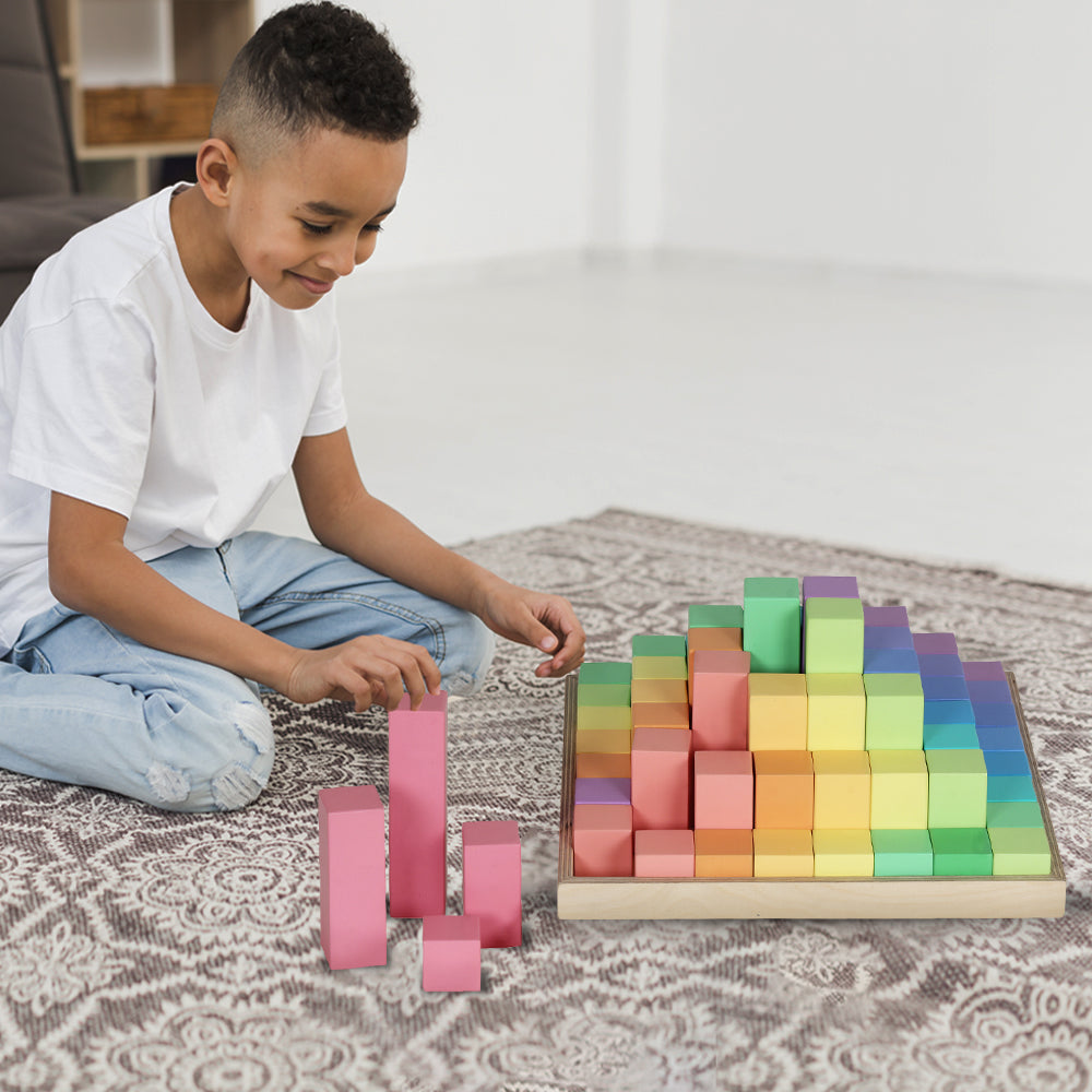 Buy Wooden Pyramid Blocks Set - SkilloToys.com