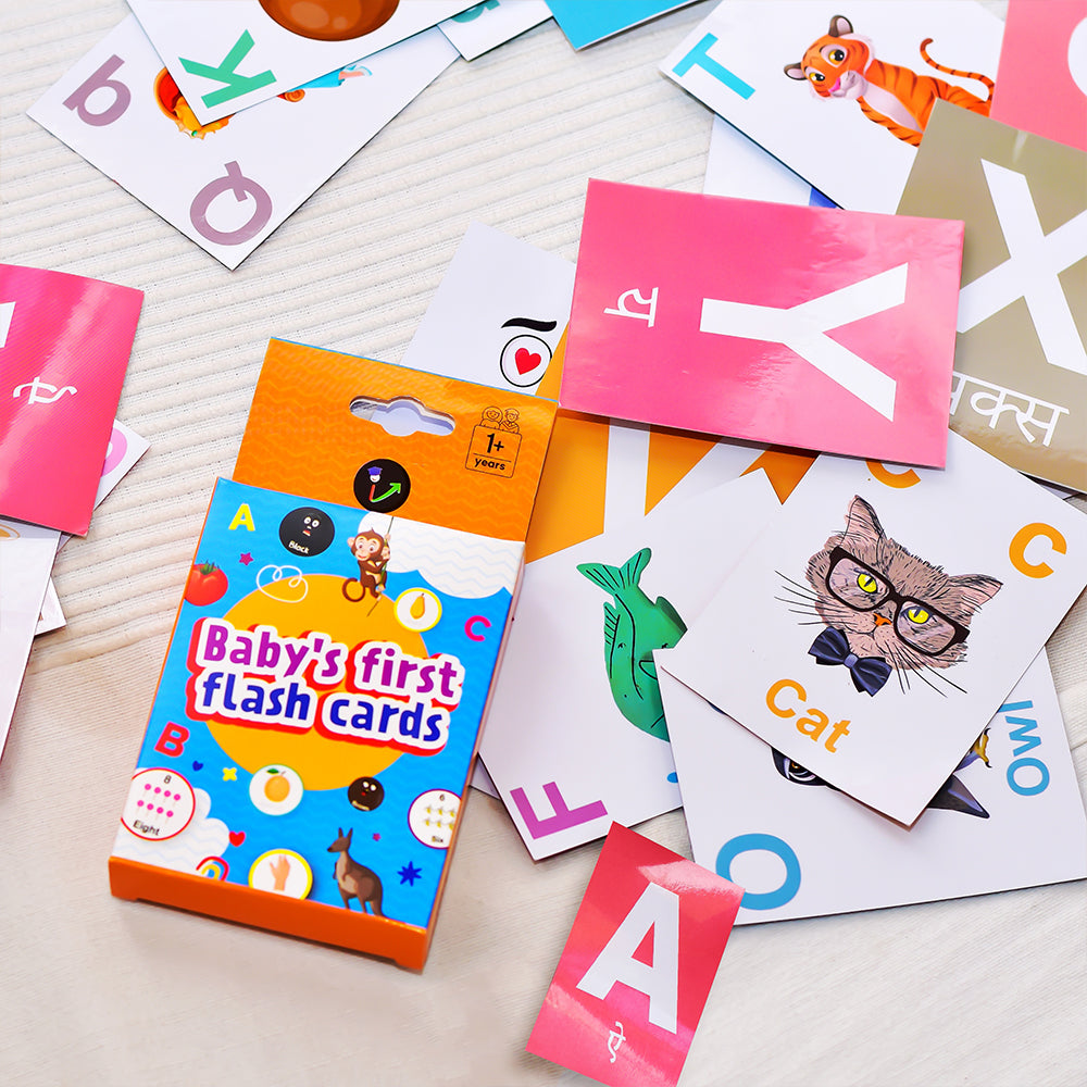 Baby's First Alphabets Flashcards (26 Cards)