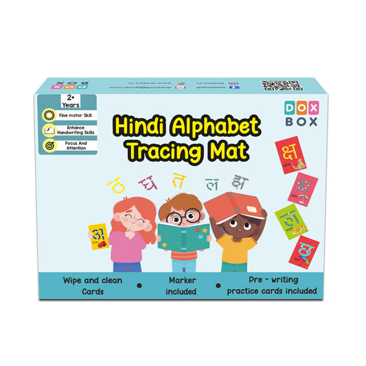 Hindi Swar and Vyanjan Wipe and Clean Flashcards / Tracing Mats