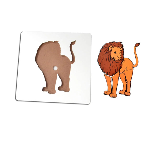 Roaring Adventures in Learning: Discover the Lion Puzzle Board