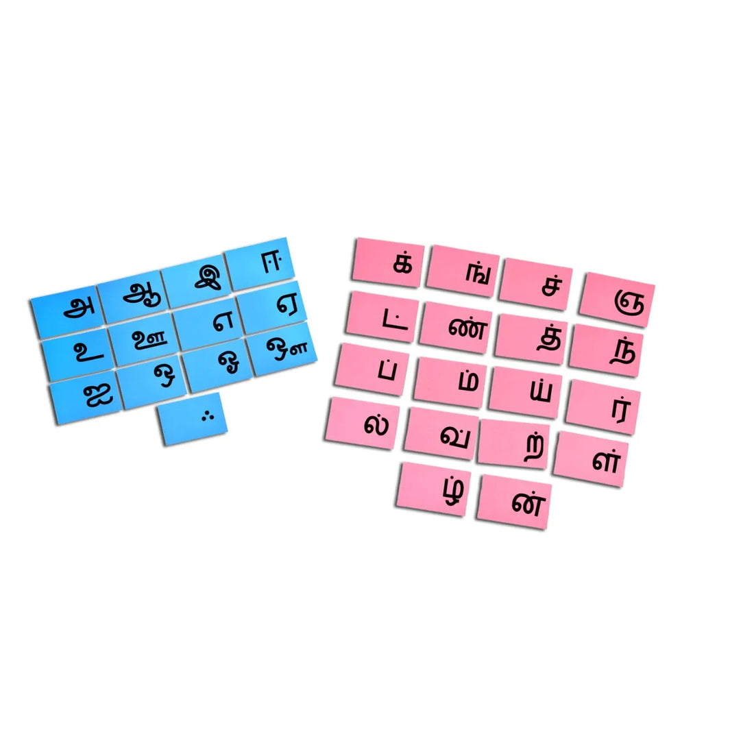 Tamil Sandpaper Letters