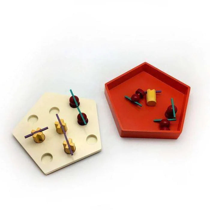 Tic Tac Toe Wooden Board Game