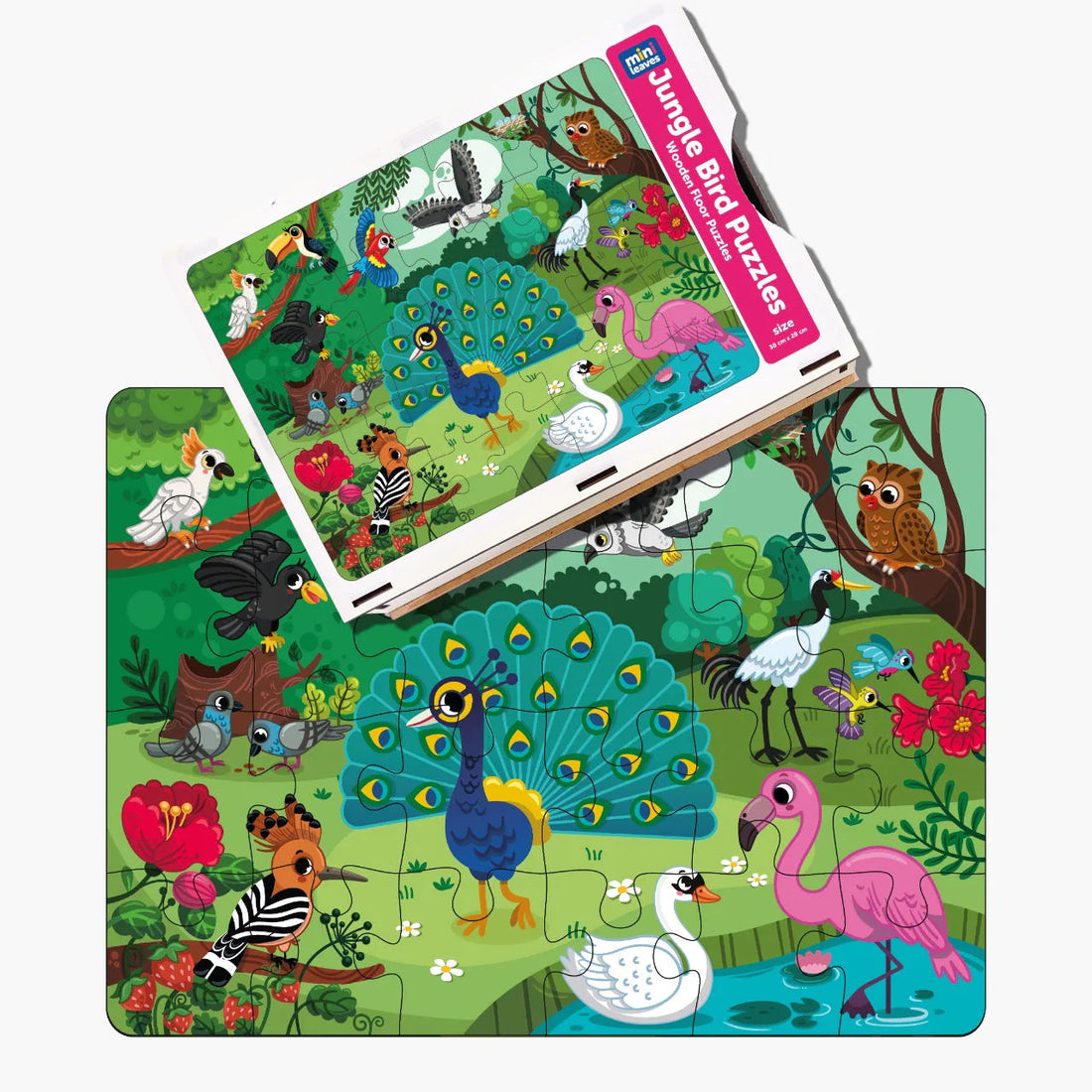 Birds Wooden Puzzle Set
